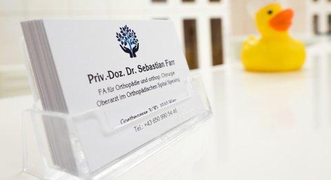 OA Priv.-Doz. Dr. Sebastian Farr - Orthopäde Wien 1010