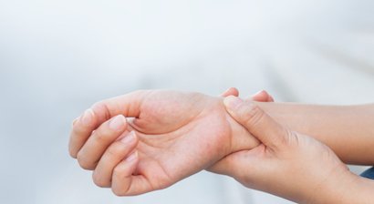 Sehnenscheidenentzündung am Handgelenk (TVS de Quervain)