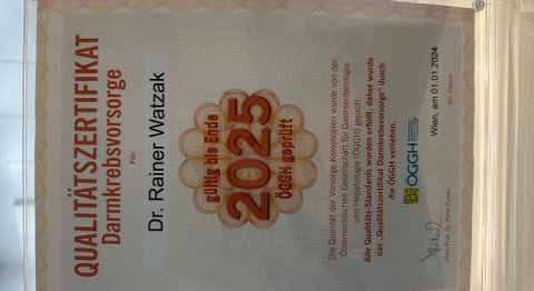 Praxis - Dr. Rainer Watzak - Internist Wien 1200