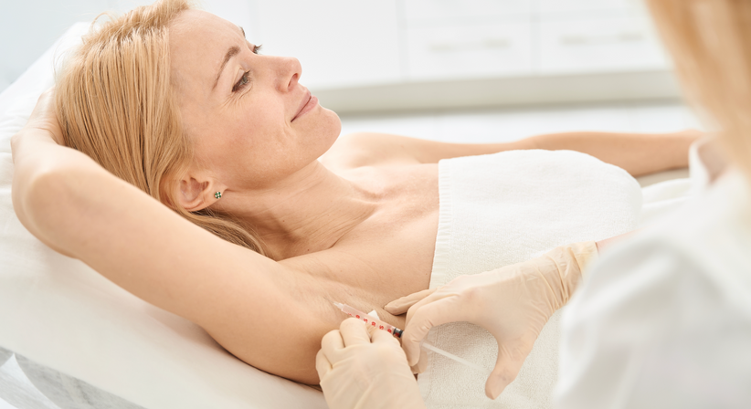 Botox Axillär - Dr. Leila Arfaian - Hautärztin Wien 1020