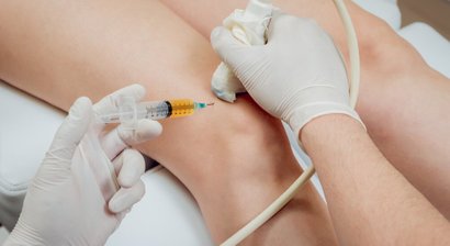 Arthrosetherapie mit Hyaluronsäure (Knorpelaufbaukur) oder Eigenblut (ACP-Therapie)