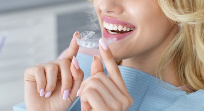 Unsichtbare Zahnspange