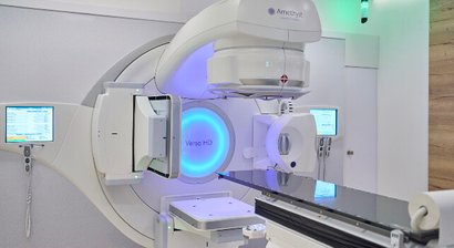 Hoch präzise Bestrahlung bei Krebs 