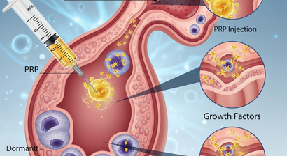 PRP (Ovarien, Endometrium)- Verjüngung der Eierstöcke
