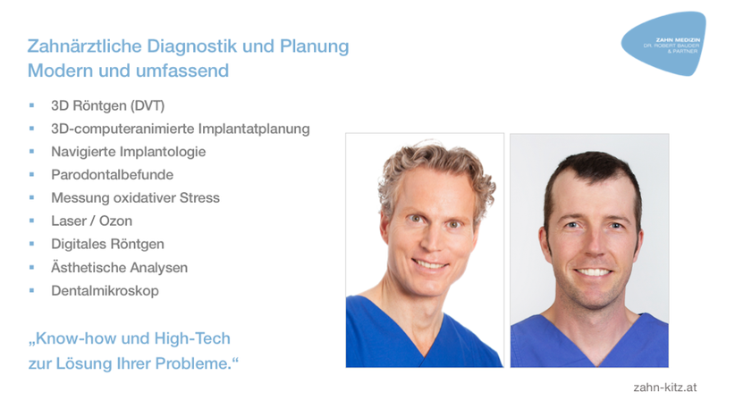 3-D-Röntgen (ganzheitliche Diagnostik) + Dentalmikroskopie - Dr. Robert Bauder, MSc., MSc. - Zahnarzt Kitzbühel 6370