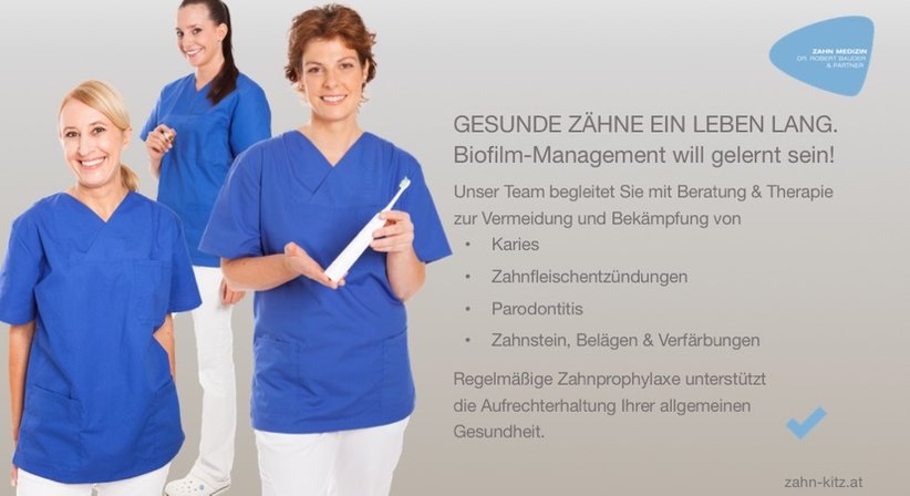 Prophylaxe und Parodontologie, Zahnfleisch-Operationen - Dr. Robert Bauder, MSc., MSc. - Zahnarzt Kitzbühel 6370