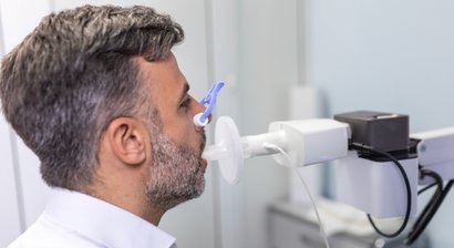Spirometrie (kleiner Lungenfunktionstest)