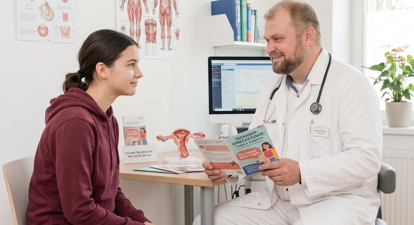 Mädchen-Teenager Sprechstunde bei Dr. Konstantin Baumühlner