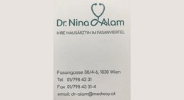Dr. med. Nina Alam - Praktische Ärztin Wien 1030