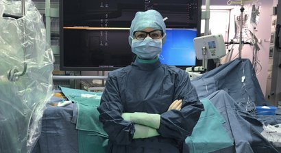 Koronarangiographie und Stentimplantation