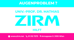 Univ.-Prof. Dr. Mathias Zirm - Augenarzt Wien 1010
