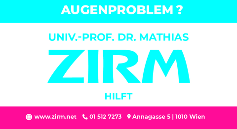 Univ.-Prof. Dr. Mathias Zirm - Augenarzt Wien 1010