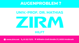 Praxis - Univ.-Prof. Dr. Mathias Zirm - Augenarzt Innsbruck 6020