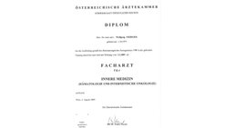 Praxis - OA Dr. Wolfgang Fiebiger - Internist Wien 1090