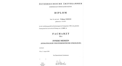 OA Dr. Wolfgang Fiebiger - Internist Wien 1090