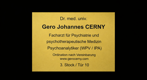 Praxis - Dr. Gero Johannes Cerny - Psychiater Wien 1030