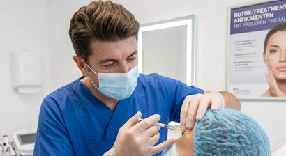Faltenbehandlung mit Botox