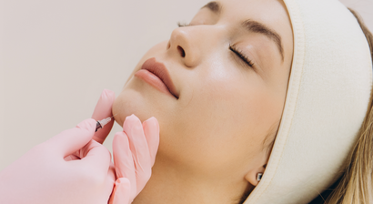 Gesichtsbehandlung mit Botulinumtoxin (Botox) 