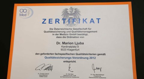 OÄ Dr. med. univ. Marion Ljuba - Kardiologin Klagenfurt 9020