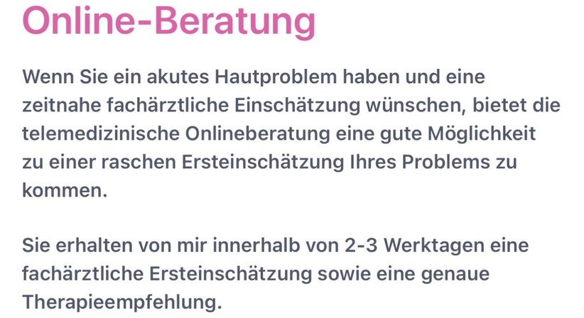 Online Beratung  - Dr. Martina Sandhofer - Hautärztin Linz 4040