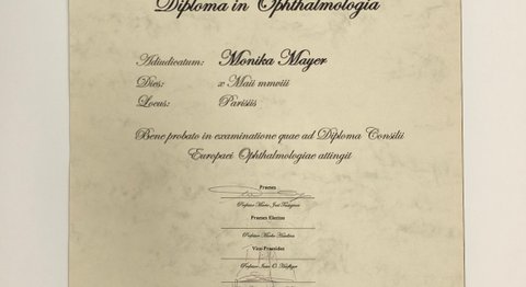 Dr. Monika Mayer, FEBO - Augenärztin Wien 1040