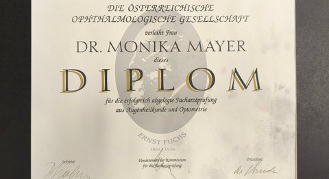 Dr. Monika Mayer, FEBO - Augenärztin Wien 1040