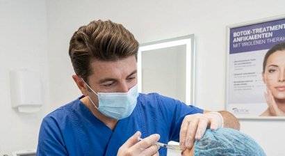 Faltenbehandlung mit Botox