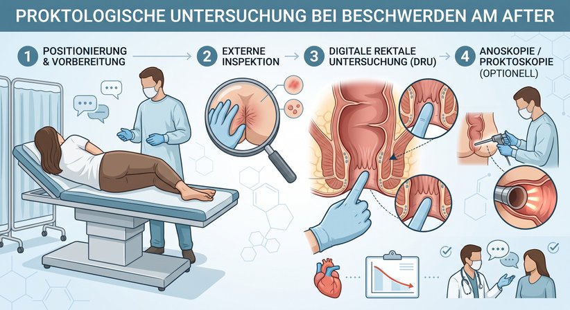 Proktologische Untersuchung bei Beschwerden am After bei Dr. med. univ. Nazmi Kabashi