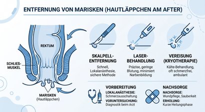 Marisken entfernen