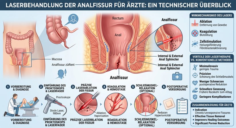 Analfissur Laserbehandlung bei Dr. med. univ. Nazmi Kabashi