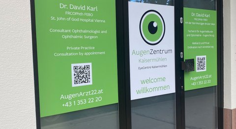 Dr. David KARL, FRCOphth FEBO - Augenarzt Wien 1220