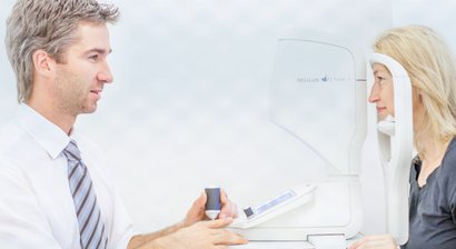 Untersuchung (allgemeine Augenuntersuchung)