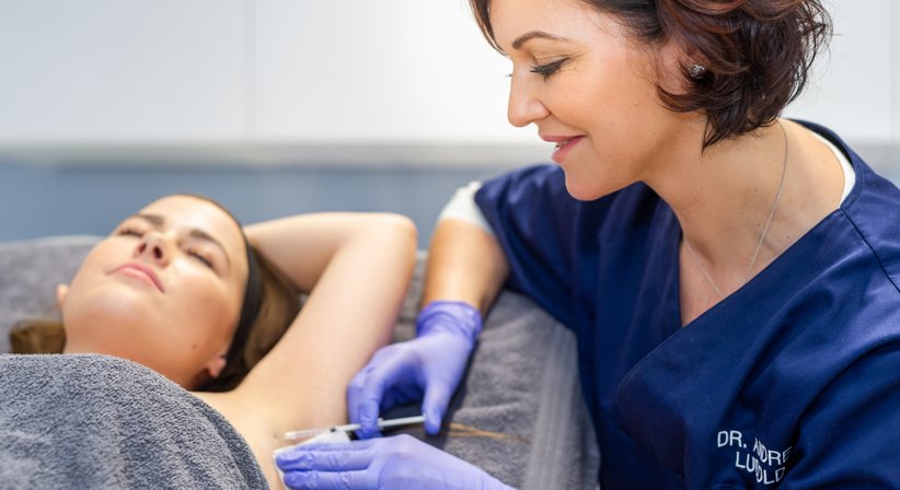 Hyperhidrose: Behandlung von übermäßigem Schwitzen mit Botox - Dr. Andrea Luidold - Praktische Ärztin Leibnitz 8430